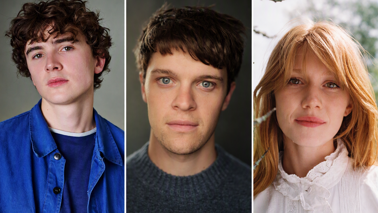 Harry Gilby como Charlie Weasley, Jasper Talbot como James Potter e Hannah Chinn como Lily Potter